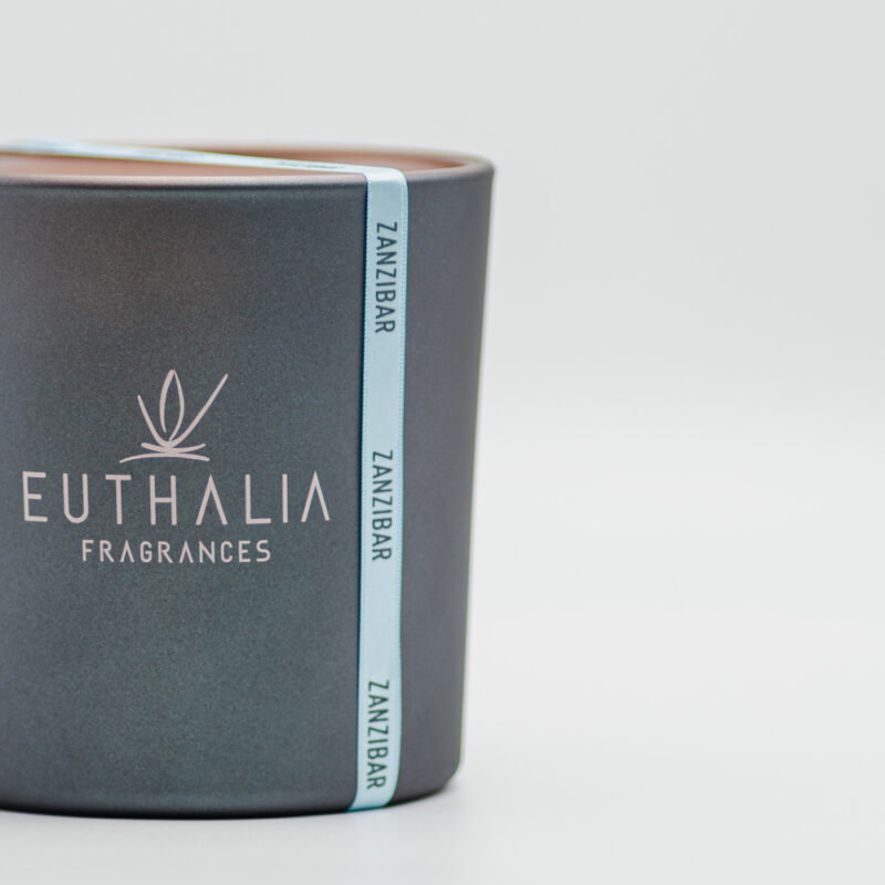 Candela profumata Euthalia Fragrances. Fragranza Zanzibar, L